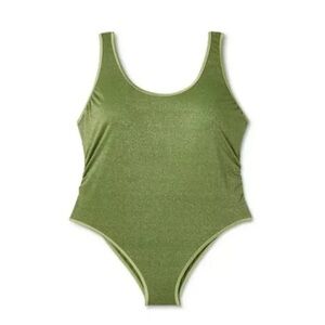 Green One-Piece Swimsuit
